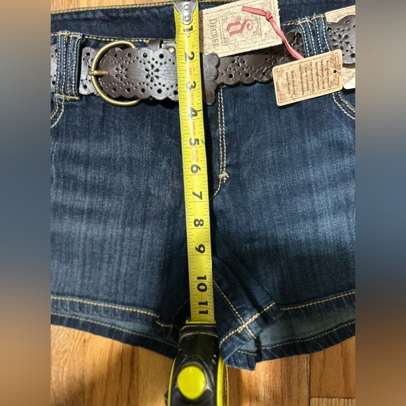 Vintage 2000s Y2K Micro Mini Shorts Hip Hugger Size 19 Brand New - Picture 6 of 7